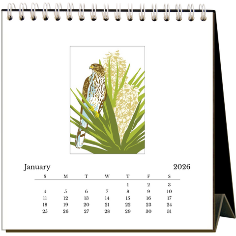 Desert Birds 2026 - Desk Calendar