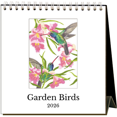 Garden Birds 2026 - Desk Calendar