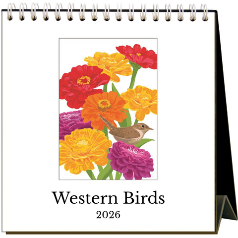 Western Birds 2026 - Desk Calendar