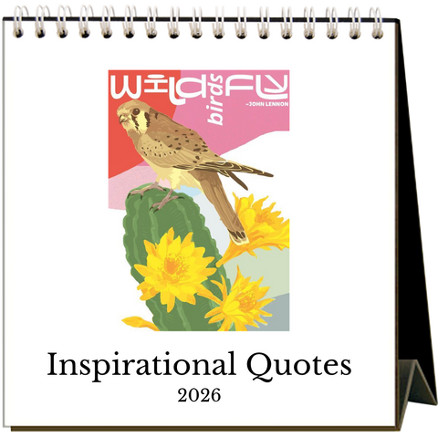 Inspirational Quotes 2026 - Desk Calendar