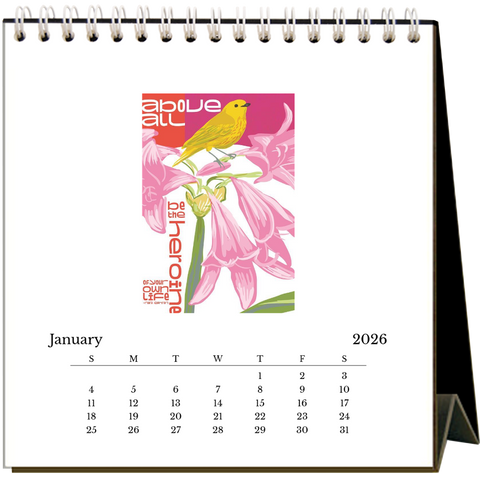Inspirational Quotes 2026 - Desk Calendar