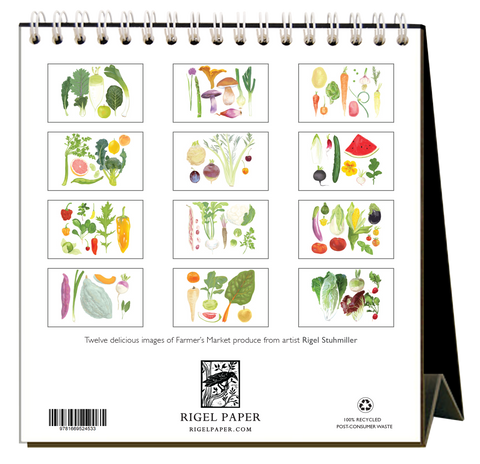 Farmer's Market 2024 Desk Calendar