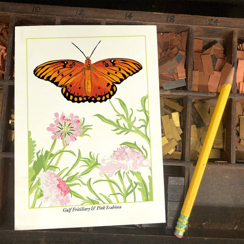 RBU-729 Gulf Fritillary Butterfly