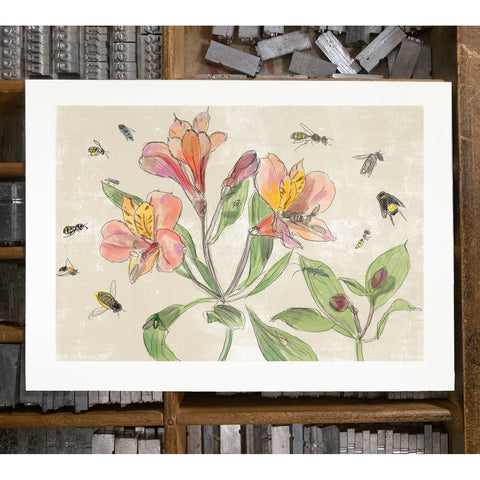 RFL-00315 Alstroemeria and Insects