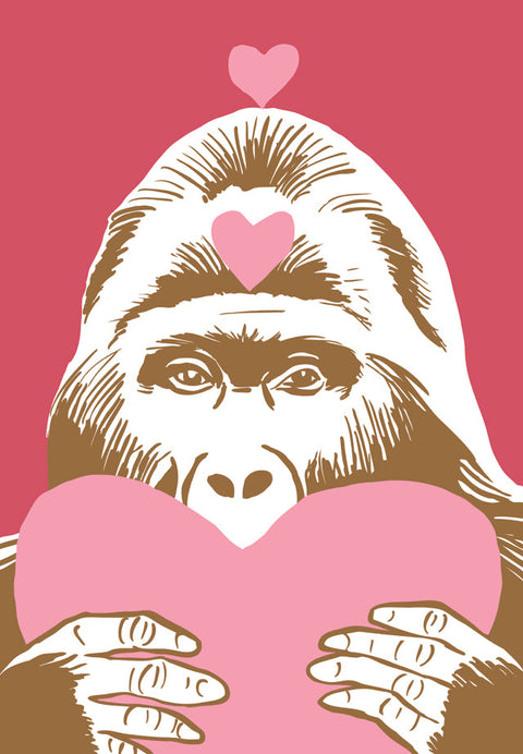 RLO-228 Gorilla with Hearts