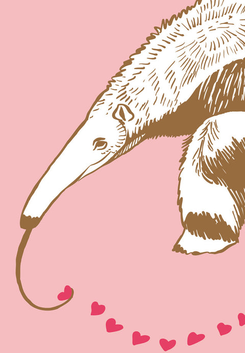 RLO-229 Anteater with Hearts
