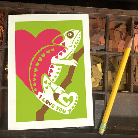 RLO-234 Chameleon Hearts and Words