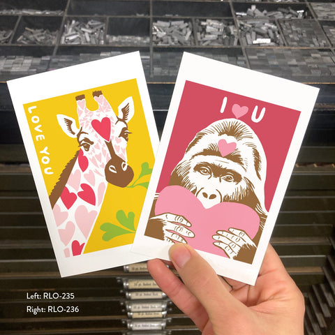 RLO-236 I Love You Gorilla Hearts
