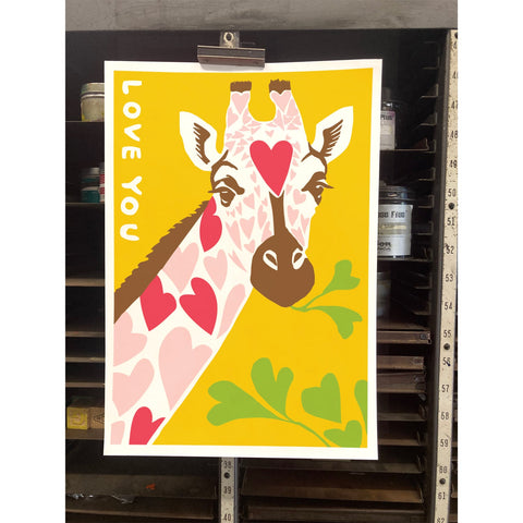 RLO-235 Giraffe Hearts and Words