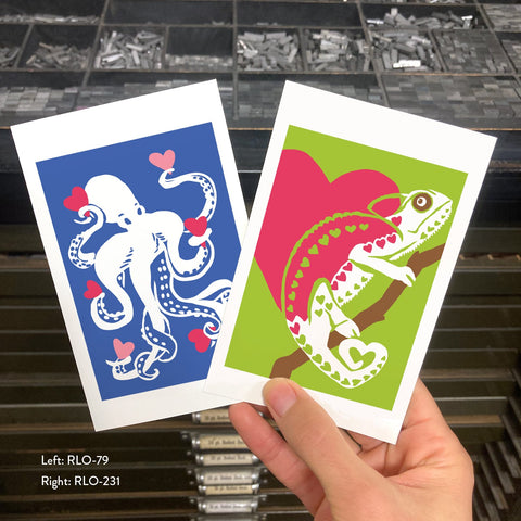 RLO-231 Chameleon with Hearts