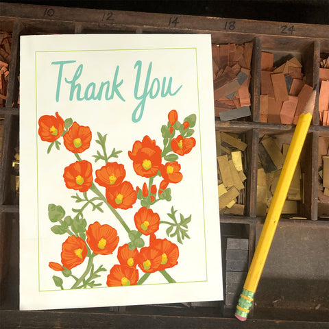 RTY-230 Thank You Globe Mallow