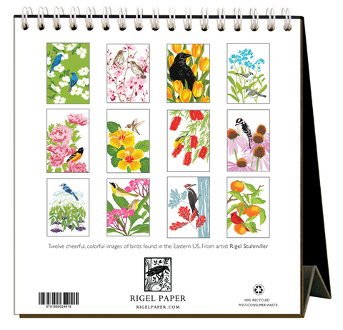 Eastern Birds 2024 Desk Calendar