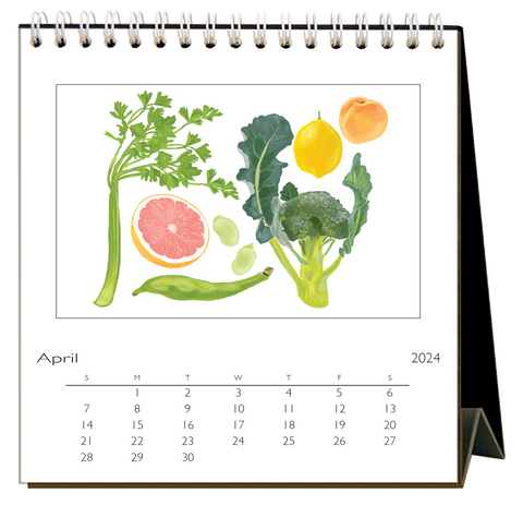 Farmer's Market 2024 Desk Calendar