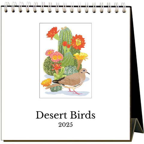 2025 Desert Birds Desk Calendar