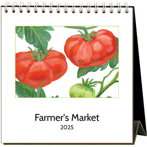 2025 Farmer's Market Desk Calendar