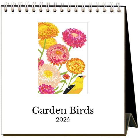 2025 Garden Birds Desk Calendar