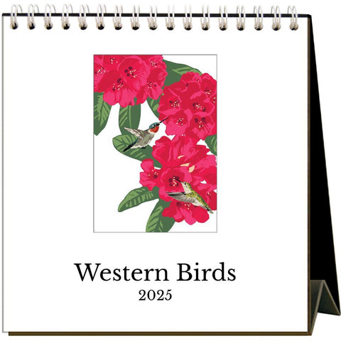 2025 Western Birds Desk Calendar